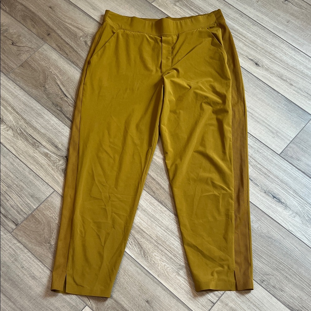 Athleta Brooklyn Ankle Pant in Mustard